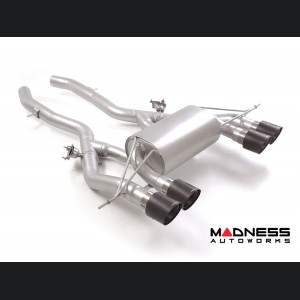 BMW 4 Series Performance Exhaust - M4 3.0L Competition - Ragazzon - Evo Line - Axle Back w/ Valves - Dual Exit/ Quad Carbon Tips